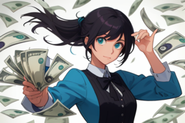 不看重钱的女孩（不看重钱财物质的女孩）